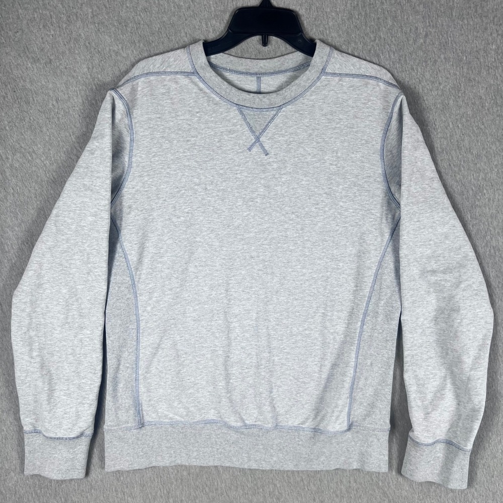 Lululemon Mens Large Heathered Grey Crewneck Sweatshirt